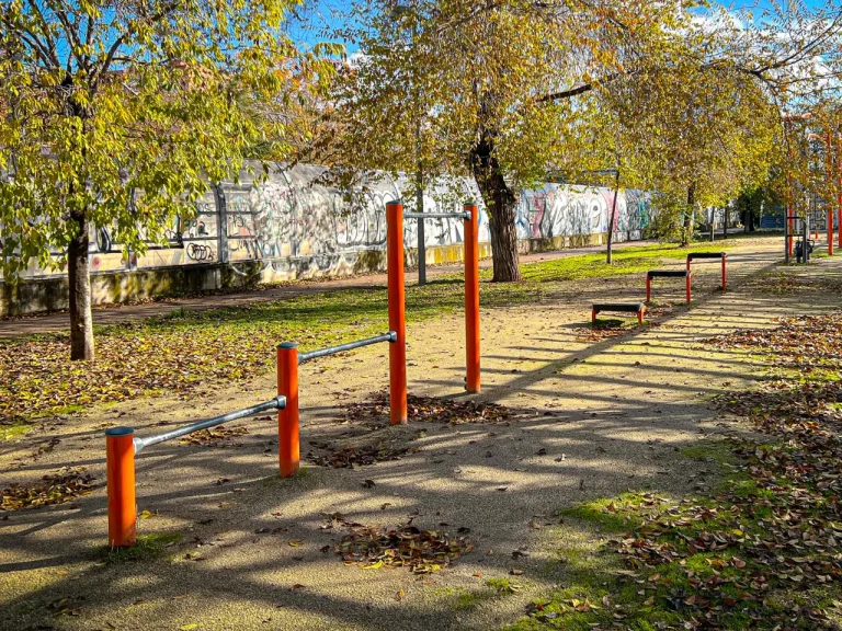 Parque de Calistenia Avenida Entrevías En Puente De Vallecas
