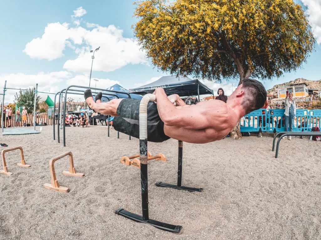 Ángel haciendo front touch 1º Stage (Pizarra)