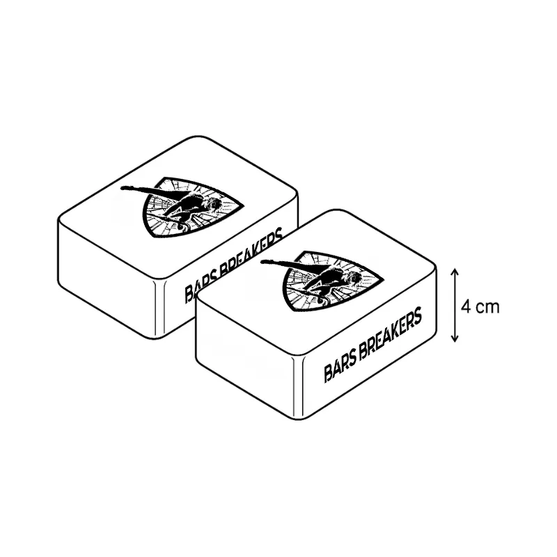 Boceto - Bloques Canes Handstand 4 cm