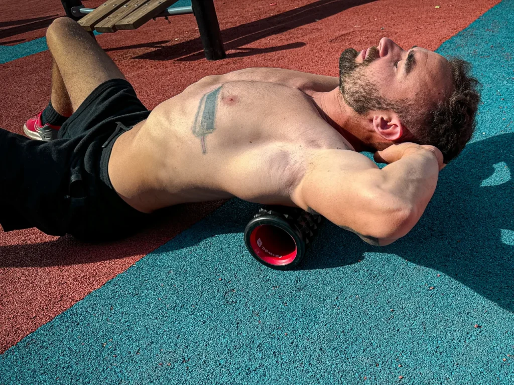 Descarga del trapecio con Foam Roller