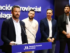 Eladio Zea en la presentación de la Copa de Calistenia Málaga V