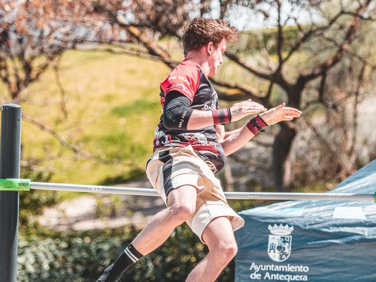 Guille haciendo swing 360º 2º Stage (Antequera)