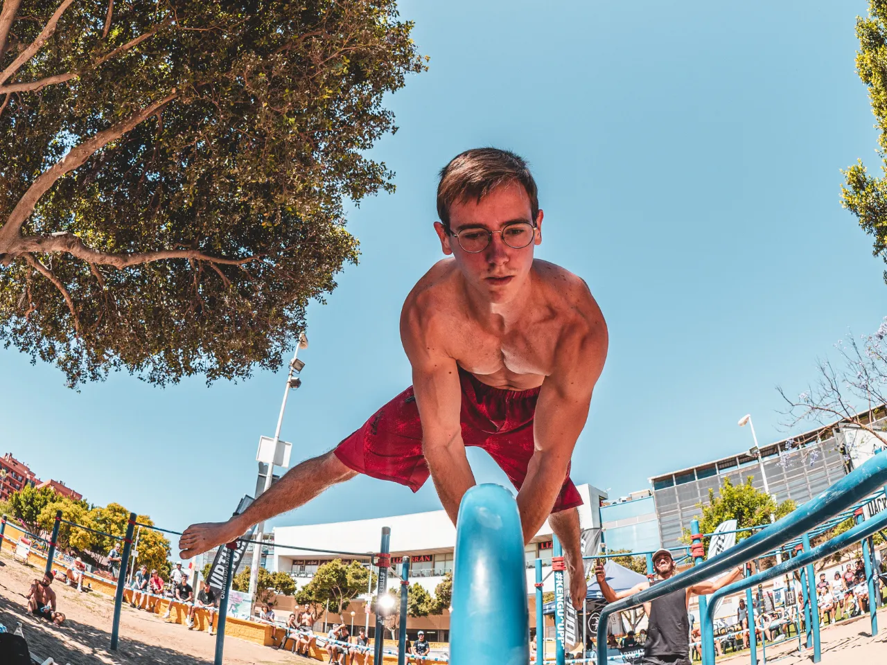 Miamber haciendo Bruja Final II Copa de Málaga