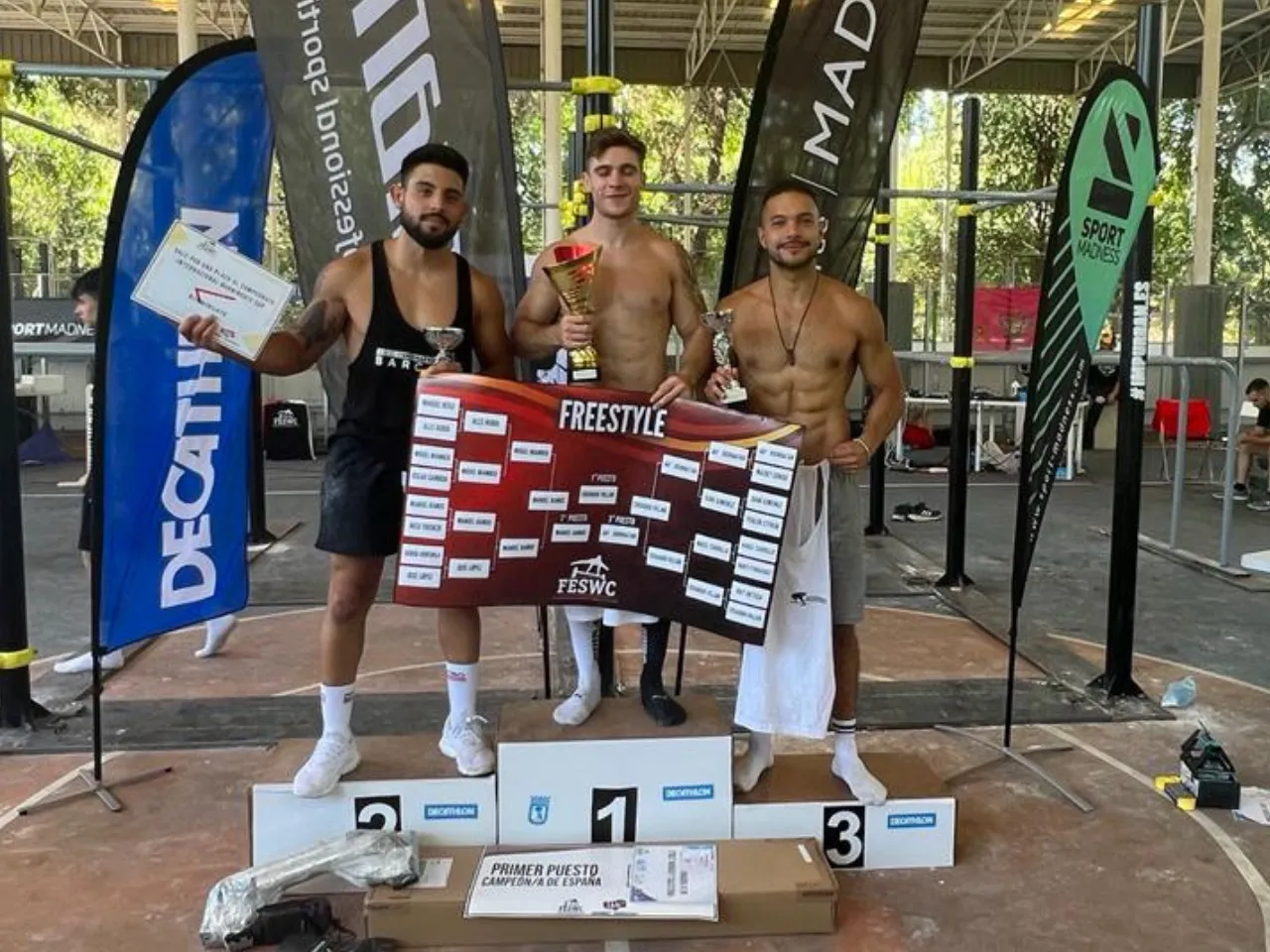 Pódium FreeStyle Masculino Final de España 2022