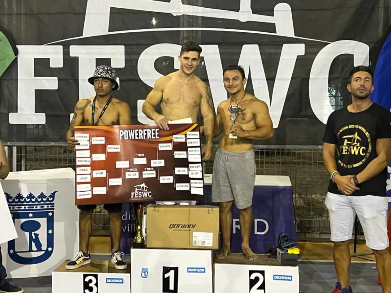 Pódium PowerFree Masculino Final de España 2022