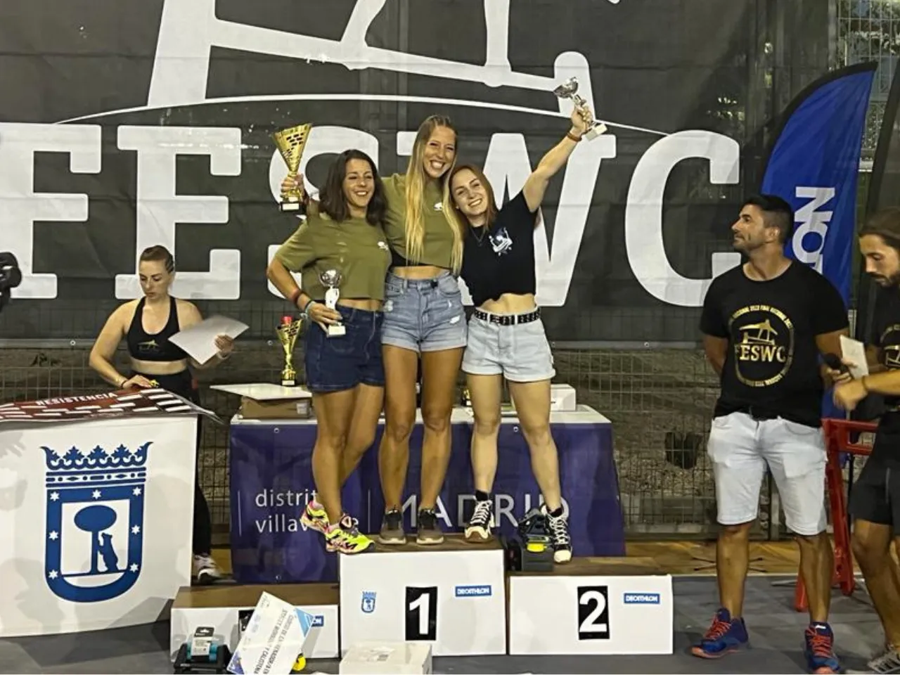 Pódium Resistencia Femenina Final de España 2022