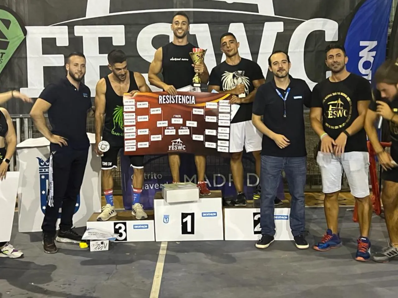 Pódium Resistencia Masculina Final de España 2022