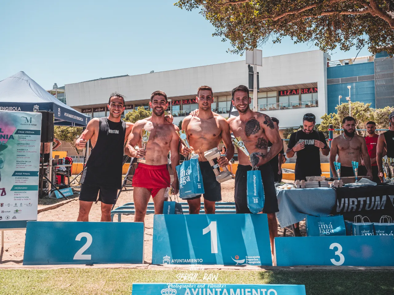 Pódium Resistencia Masculina II Copa de Málaga