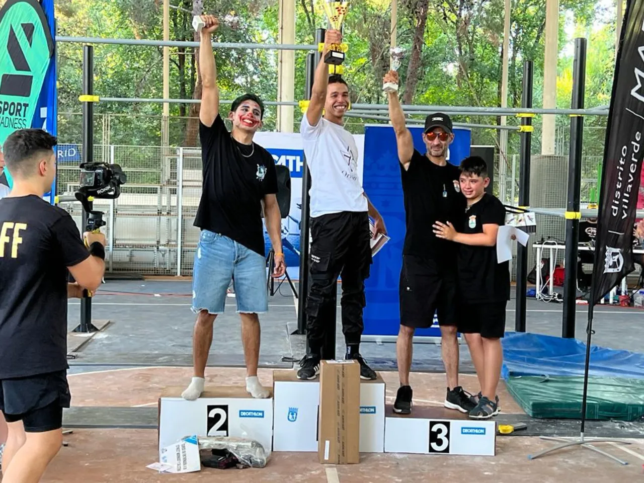 Pódium Workout Style Masculino Final de España 2022