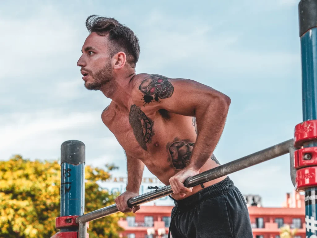 Rafa Toro haciendo Muscle Up Final II Copa de Málaga