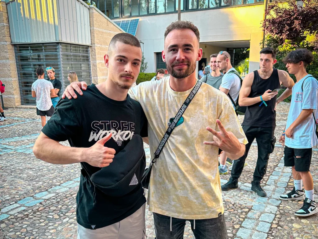 Victor con Hristov, día previo a las SWUB V