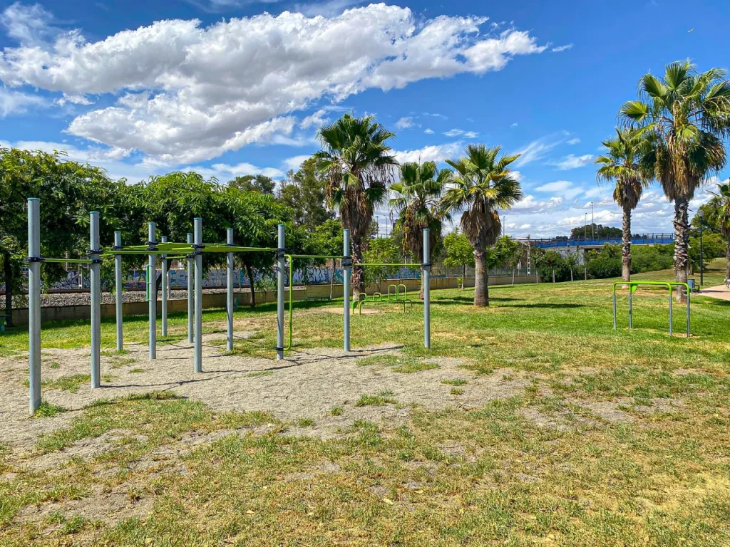 Vista general de Parque de Calistenia de la Cizaña en Torremolinos