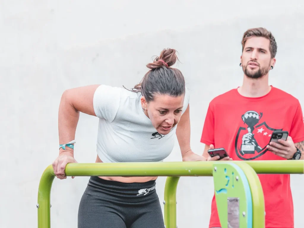 Xisca Bauza haciendo fondos 3º Stage (Marbella)