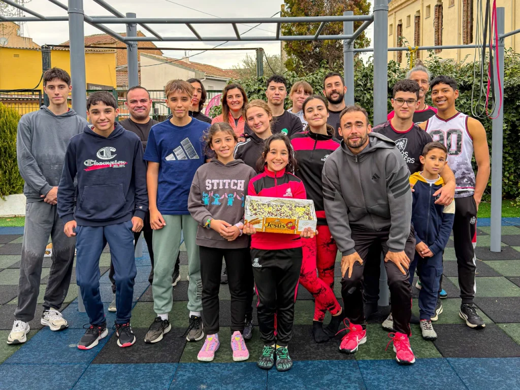 Celebración del cumpleaños de Candela en la academia