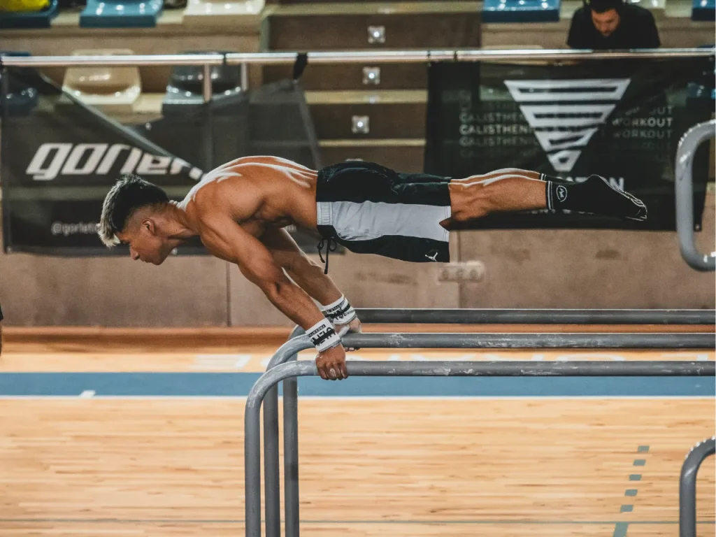 Full Planche de Gustavo Mamani en la modalidad de PowerFree
